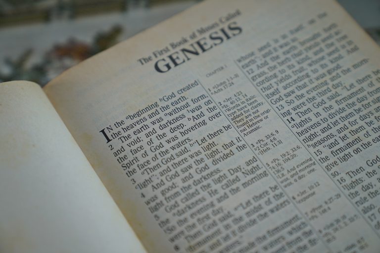 int he beginning God
