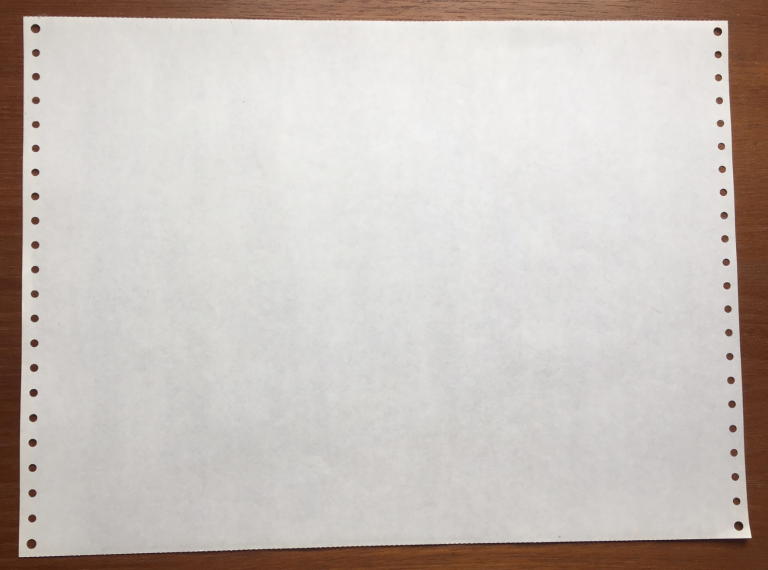sign the blank paper